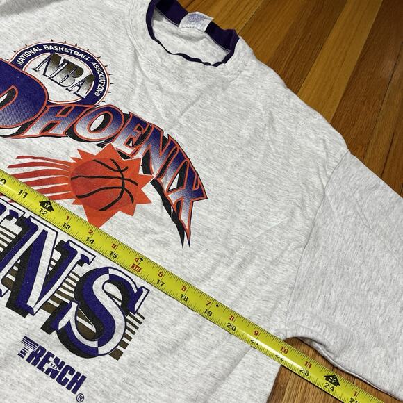 Vintage Phoenix Suns Mock Double Layer XL Single Stitch T-Shirt Trench 1992 NBA - Picture 10 of 12